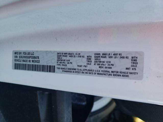 3C6LRVDG6PE506478 - 2023 RAM PROMASTER 2500 HIGH Weiß Foto 13