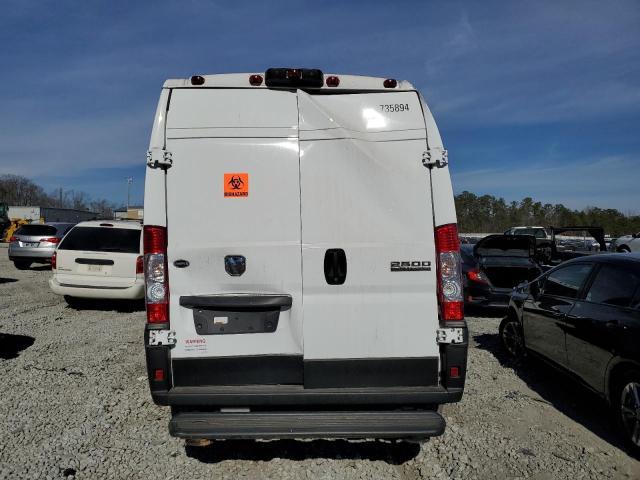 3C6LRVDG9PE502487 - 2023 RAM PROMASTER 2500 HIGH Ақ фото 6