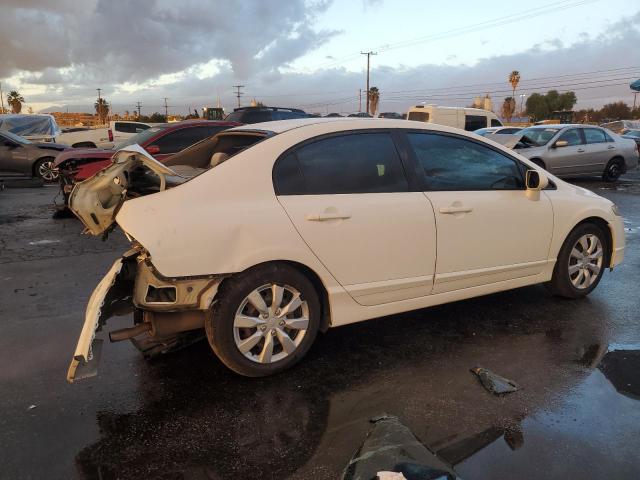 2HGFA16599H322002 - 2009 HONDA CIVIC LX WHITE photo 3