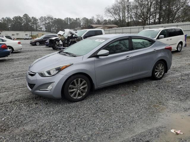 5NPDH4AE5GH683306 - 2016 HYUNDAI ELANTRA SE SILVER photo 1