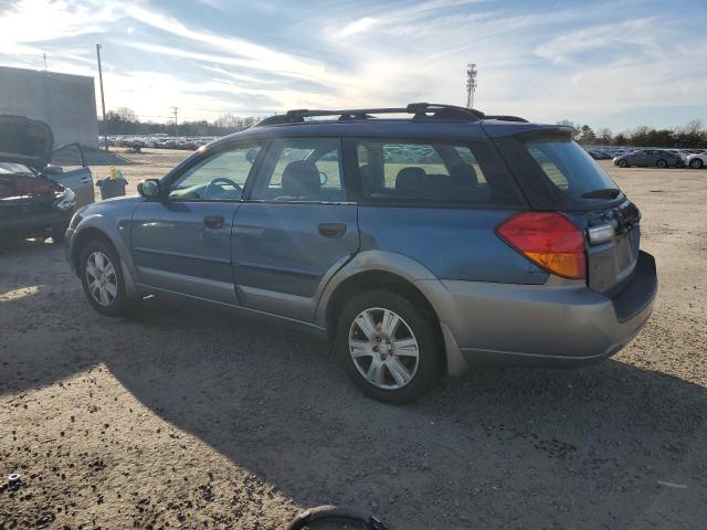 4S4BP61C757337985 - 2005 SUBARU LEGACY OUTBACK 2.5I BLUE photo 2