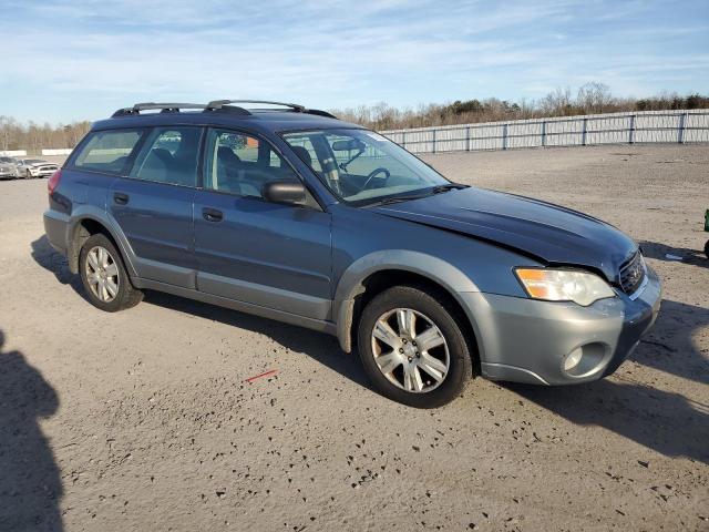 4S4BP61C757337985 - 2005 SUBARU LEGACY OUTBACK 2.5I BLUE photo 4