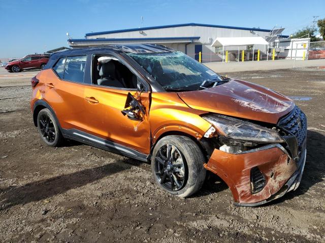 3N1CP5DV7ML503225 - 2021 NISSAN KICKS SR ORANGE photo 4