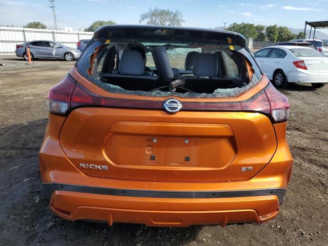 3N1CP5DV7ML503225 - 2021 NISSAN KICKS SR ORANGE photo 6