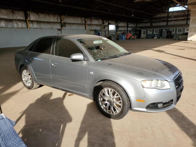 WAUDF78E18A167141 - 2008 AUDI A4 2.0T QUATTRO GRAY photo 4