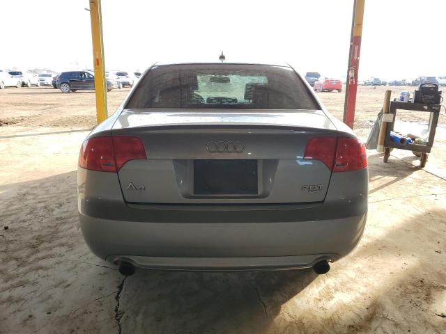 WAUDF78E18A167141 - 2008 AUDI A4 2.0T QUATTRO GRAY photo 6