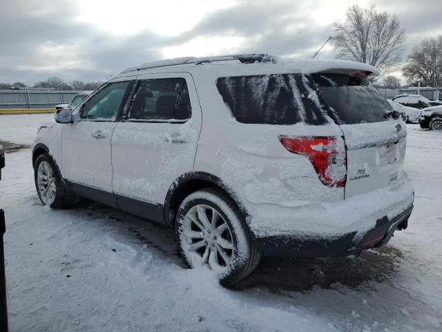 1FM5K8F80DGB89351 - 2013 FORD EXPLORER LIMITED WHITE photo 2