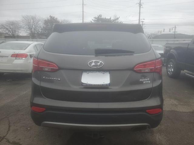 5XYZUDLBXDG115785 - 2013 HYUNDAI SANTA FE S GRAY photo 6