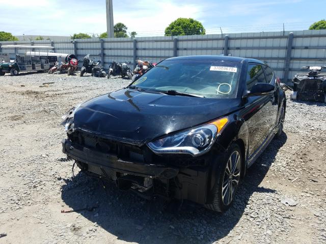 KMHTC6AE9GU256122 - 2016 HYUNDAI VELOSTER TURBO  photo 2