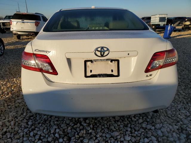 4T1BF3EK9BU657499 - 2011 TOYOTA CAMRY BASE WHITE photo 6