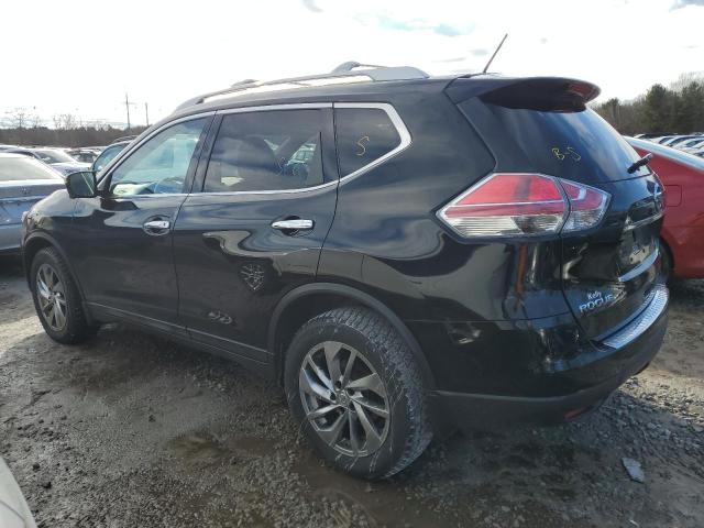 5N1AT2MV0EC864545 - 2014 NISSAN ROGUE S BLACK photo 2