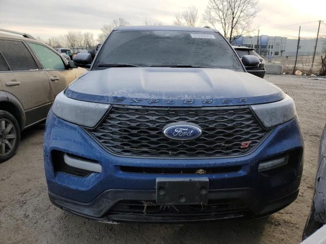 1FM5K8GC6LGA01093 - 2020 FORD EXPLORER ST BLUE photo 5