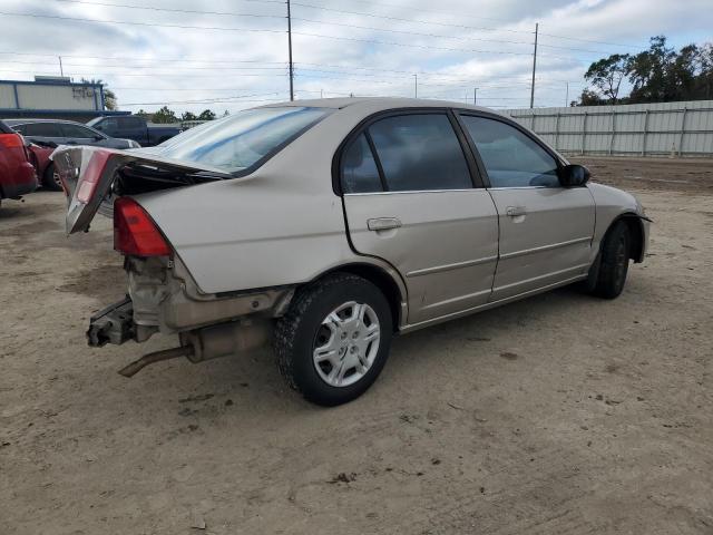 2HGES16532H543626 - 2002 HONDA CIVIC LX BROWN photo 3