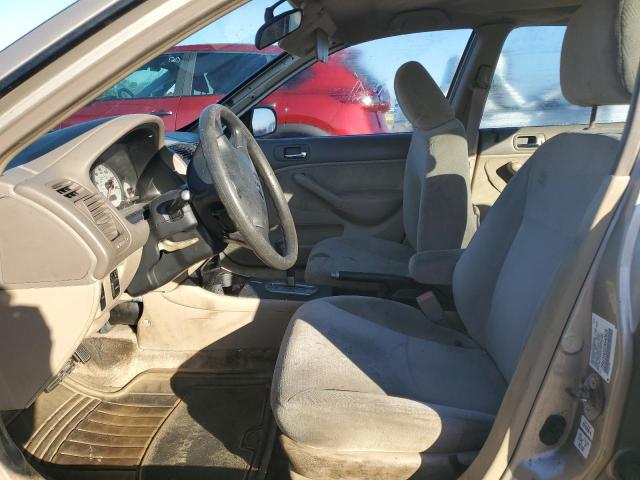 2HGES16532H543626 - 2002 HONDA CIVIC LX BROWN photo 7