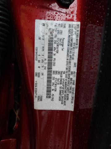 1FADP3F26FL283248 - 2015 FORD FOCUS SE RED photo 13