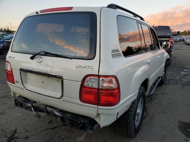 JTJHT00W913502517 - 2001 LEXUS LX 470 WHITE photo 3