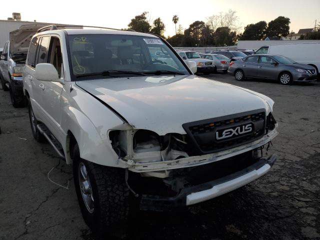 JTJHT00W913502517 - 2001 LEXUS LX 470 WHITE photo 4