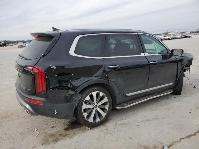 5XYP64HC1NG238833 - 2022 KIA TELLURIDE S BLACK photo 3