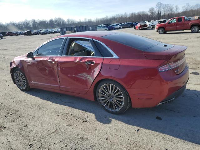 3LN6L2JK8DR807476 - 2013 LINCOLN MKZ RED photo 2