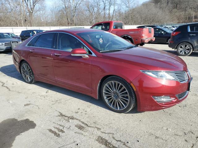 3LN6L2JK8DR807476 - 2013 LINCOLN MKZ RED photo 4