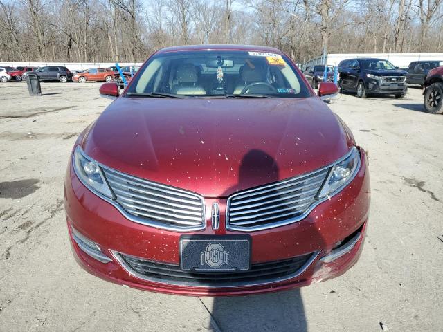 3LN6L2JK8DR807476 - 2013 LINCOLN MKZ RED photo 5