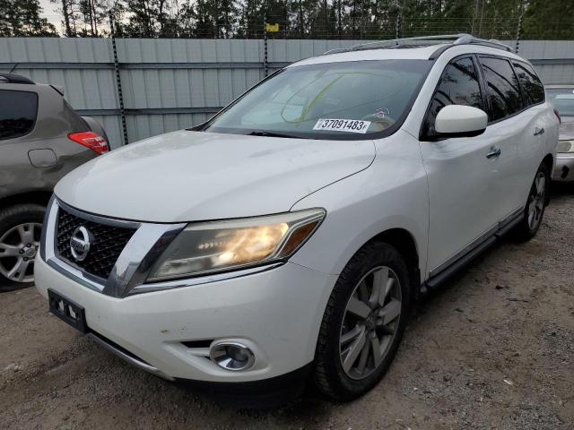 5N1AR2MN8EC688293 - 2014 NISSAN PATHFINDER S WHITE photo 1
