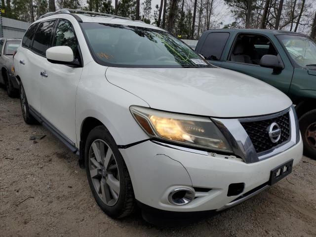 5N1AR2MN8EC688293 - 2014 NISSAN PATHFINDER S WHITE photo 4
