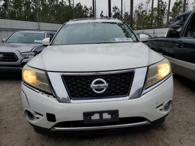 5N1AR2MN8EC688293 - 2014 NISSAN PATHFINDER S WHITE photo 5