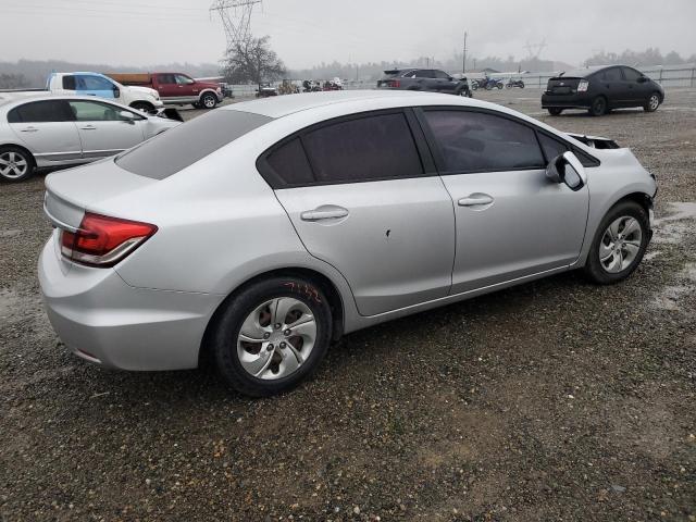 19XFB2F53EE220282 - 2014 HONDA CIVIC LX SILVER photo 3