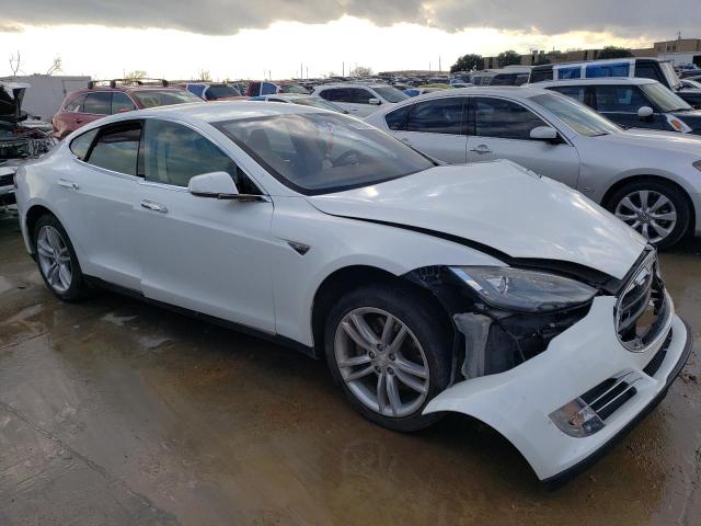 5YJSA1DP7CFP01403 - 2012 TESLA MODEL S WHITE photo 4