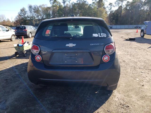 1G1JC6SH2G4154321 - 2016 CHEVROLET SONIC LT GRAY photo 6