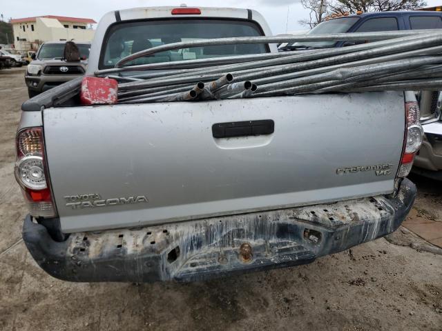 5TEJU62N69Z608820 - 2009 TOYOTA TACOMA DOUBLE CAB PRERUNNER SILVER photo 6