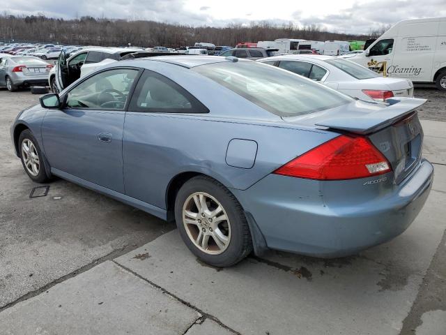 1HGCM72737A006496 - 2007 HONDA ACCORD EX BLUE photo 2