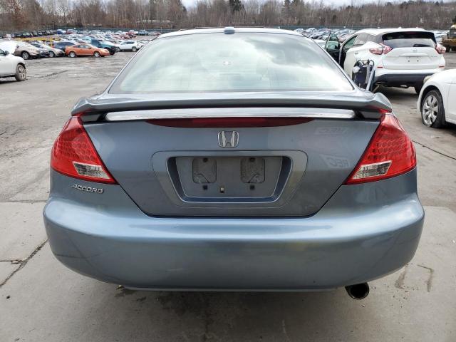 1HGCM72737A006496 - 2007 HONDA ACCORD EX BLUE photo 6