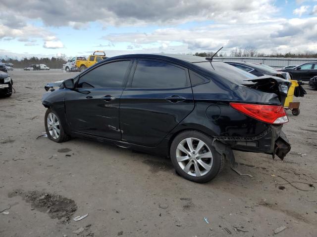 KMHCU4AE1DU355031 - 2013 HYUNDAI ACCENT GLS BLACK photo 2