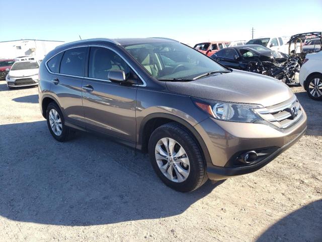 2HKRM3H75EH516492 - 2014 HONDA CR-V EXL BROWN photo 4