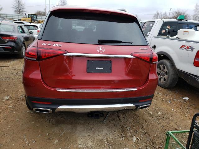 4JGFB4KE9LA050765 - 2020 MERCEDES-BENZ GLE 350 4MATIC RED photo 6