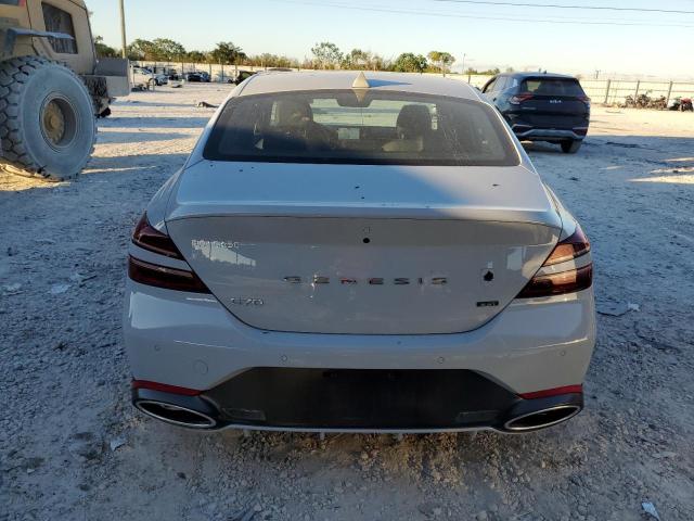 KMTG54TE1NU096494 - 2022 GENESIS G70 BASE WHITE photo 6