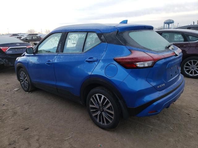 3N1CP5CV0ML537721 - 2021 NISSAN KICKS SV BLUE photo 2