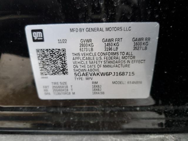 5GAEVAKW6PJ168715 - 2023 BUICK ENCLAVE ESSENCE 黑色 照片 12