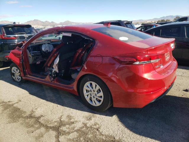 5NPD74LFXHH191302 - 2017 HYUNDAI ELANTRA SE RED photo 2