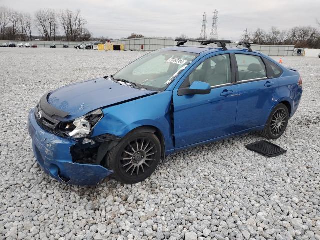 1FAHP3GN8BW162188 - 2011 FORD FOCUS SES BLUE photo 1