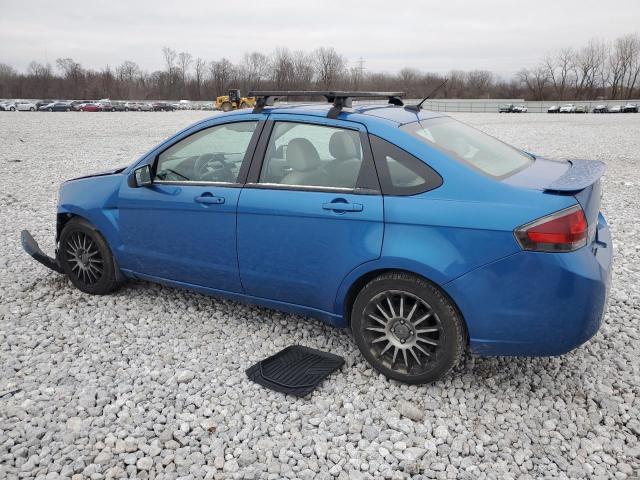 1FAHP3GN8BW162188 - 2011 FORD FOCUS SES BLUE photo 2