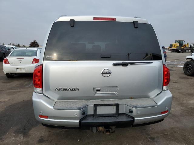 5N1AA0NC3BN609007 - 2011 NISSAN ARMADA SV SILVER photo 6