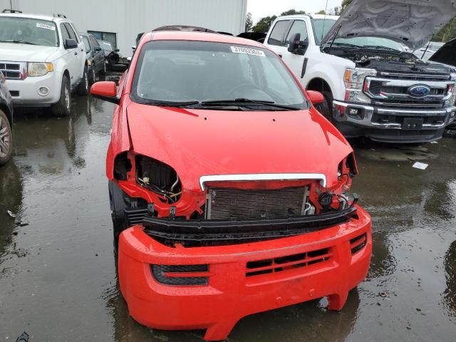 KL1TD56677B037319 - 2007 CHEVROLET AVEO BASE RED photo 5