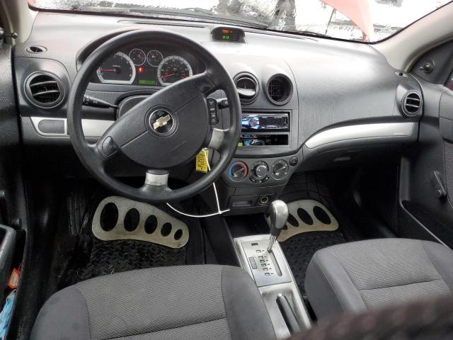 KL1TD56677B037319 - 2007 CHEVROLET AVEO BASE RED photo 8