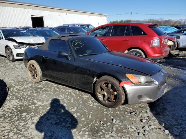 JHMAP21465S005808 - 2005 HONDA S2000 BLACK photo 4