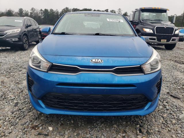 3KPA25AD7ME404794 - 2021 KIA RIO S BLUE photo 5