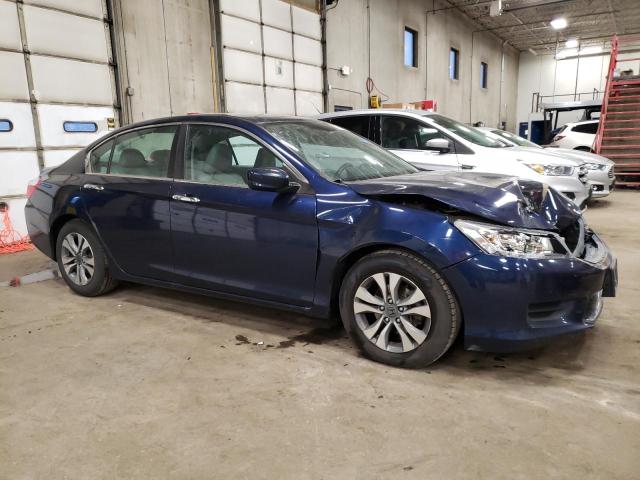 1HGCR2F38FA170921 - 2015 HONDA ACCORD LX BLUE photo 4