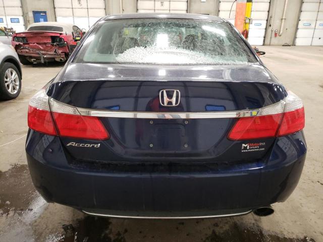 1HGCR2F38FA170921 - 2015 HONDA ACCORD LX BLUE photo 6